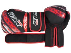 Guantes de boxeo Pro de 12 onzas en cuero negro Sparring, Grappling,  Kickboxing, guantes de lucha, guantes de entrenamiento Muay Thai, guantes  de