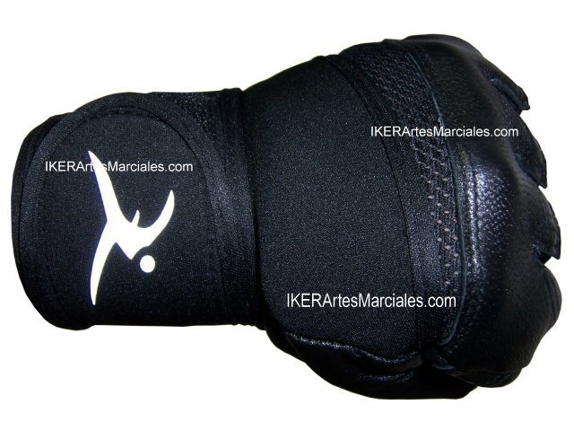 Guantes para Pesas / Ciclismo IKER, Piel de Res y Neopreno, Next, Negros
